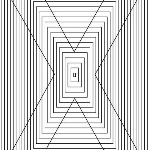 Optical Illusion Coloring Page